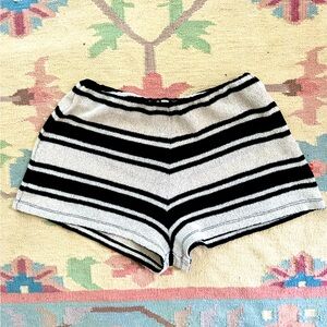 Zara Crocheted Mid-rise Beach Shorts Size S